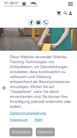 Vorschau der mobilen Webseite www.bodenreinigung.at, Fiala Bodenreinigungstechnik
