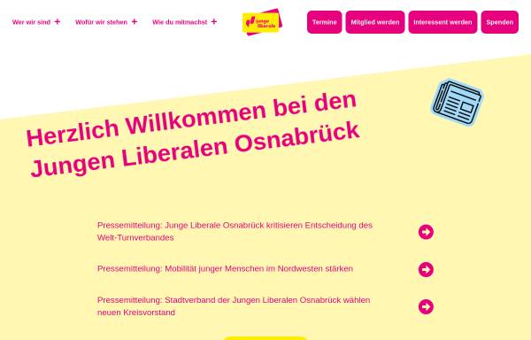 Vorschau von julis-osnabrueck.de, JuLis - Junge Liberale Osnabrück-Stadt