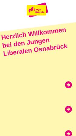 Vorschau der mobilen Webseite julis-osnabrueck.de, JuLis - Junge Liberale Osnabrück-Stadt