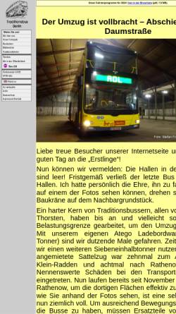 Vorschau der mobilen Webseite www.traditionsbus.de, Traditionsbus Berlin