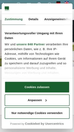 Vorschau der mobilen Webseite www.bbw-hochschule.de, Bildungswerk der Wirtschaft in Berlin und Brandenburg (bbw)
