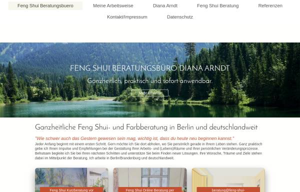 Vorschau von www.feng-shui-beratungsbuero.de, Feng Shui - Ausbildung in Berlin