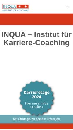Vorschau der mobilen Webseite www.inqua-institut.de, Inqua - Institut