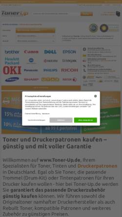 Vorschau der mobilen Webseite www.toner-up.de, Hermann Hrobak, Toner-up