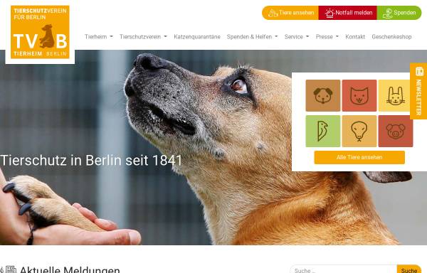 Der Tierschutzverein Berlin (TVB)