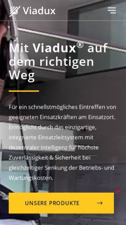 Vorschau der mobilen Webseite www.henhappl-babinsky.de, Henhappl & Babinsky Einsatzleitsysteme