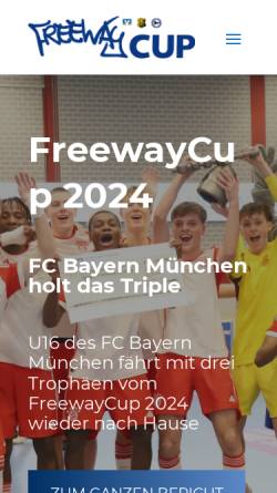 Vorschau der mobilen Webseite www.freewaycup.de, Freewaycup