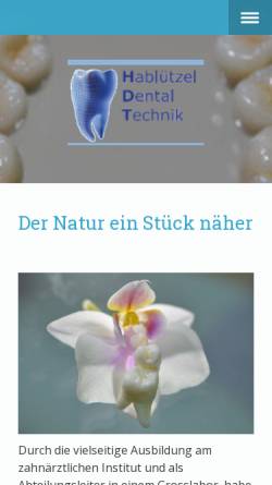 Vorschau der mobilen Webseite www.hdt-dental.ch, HDT Dental-Technik