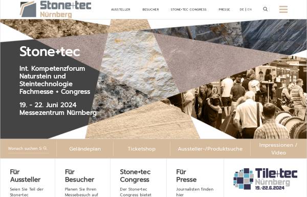 Vorschau von www.stone-tec.com, Stone+Tec 2003