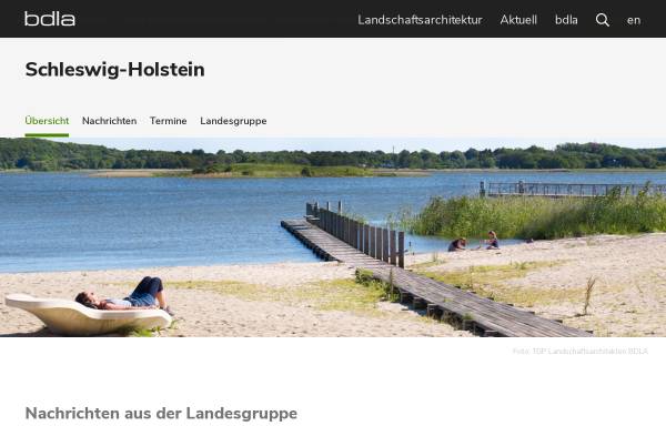 Vorschau von www.bdla.de, BDLA Schleswig-Holstein