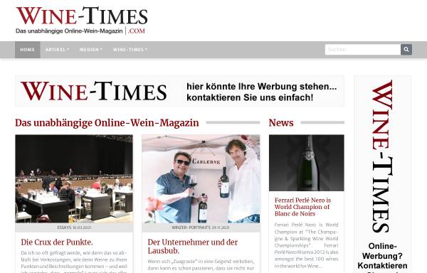 Vorschau von www.winetimes.at, Wine-Times