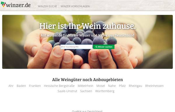 Vorschau von www.winzer.de, Die Winzerwein-Zeitung