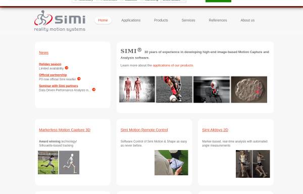 Vorschau von www.simi.com, SIMI Reality Motion Systems GmbH