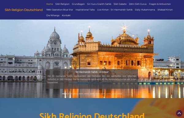 Vorschau von www.sikh-religion.de, Sikh-Forum Deutschland