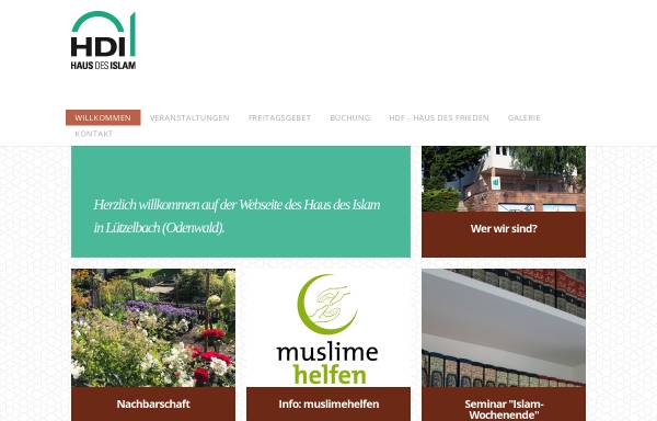 Vorschau von www.hausdesislam.de, Haus des Islam