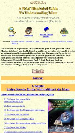 Vorschau der mobilen Webseite www.islam-guide.com, Islam Wegweiser