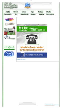 Vorschau der mobilen Webseite www.al-islaam.de, Salaf