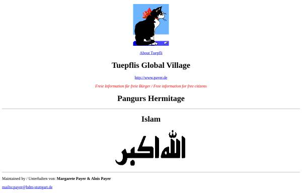 Vorschau von www.payer.de, Tuepflis Global Village: Islam
