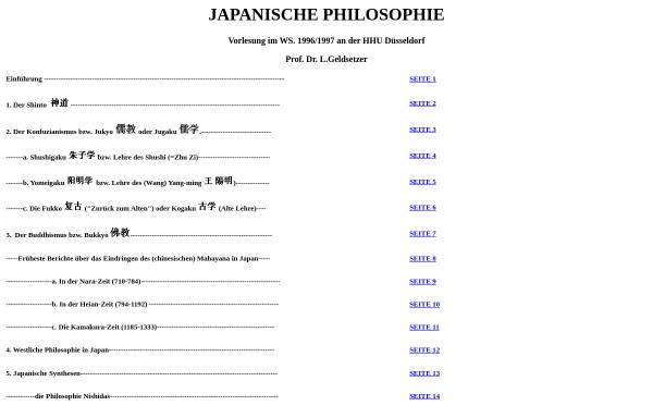 Japanische Philosophie: Konfuzianismus