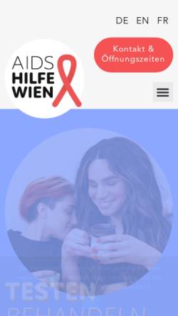 Vorschau der mobilen Webseite www.aids.at, Aids-Hilfe Wien