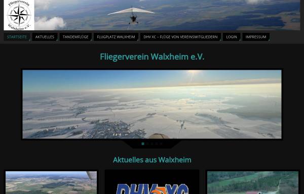 Vorschau von www.fliegervereinwalxheim.de, Fliegerverein Walxheim
