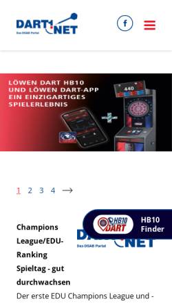 Vorschau der mobilen Webseite www.dsabev.de, Deutscher Sportautomatenbund e.V.