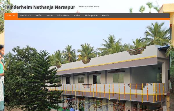 Vorschau von www.nethanja-indien.de, Nethanja Narsapur Kinderheime