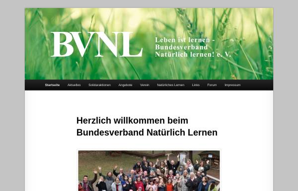Vorschau von www.bvnl.de, Bundesverband Natürlich Lernen e.V. (BVNL)