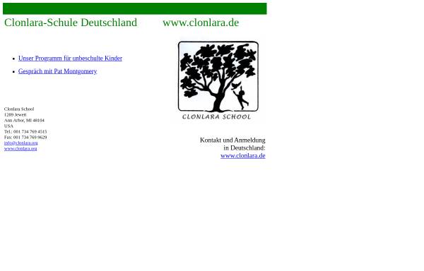 Vorschau von www.leben-ohne-schule.de, Clonlara-Schule Deutschland