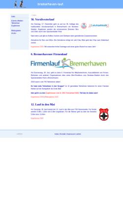 Vorschau der mobilen Webseite www.bremerhaven-lauf.de, Bremerhavener Seemeile