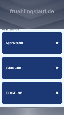 Vorschau der mobilen Webseite www.fruehlingslauf.de, Herrenberger Frühlingslauf