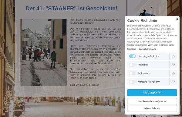 Vorschau von www.staaner-stadtlauf.ch, Staaner Stadtlauf