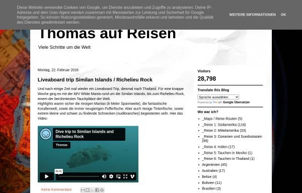 Vorschau von thomas-meyer.blogspot.com, Thomas auf Reisen [Thomas Meyer]