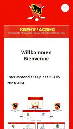 Vorschau der mobilen Webseite www.kbehv.ch, KBEHV