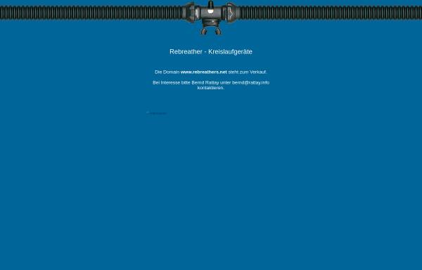 Vorschau von www.rebreathers.de, Rebreather und Kreislaufgeräte