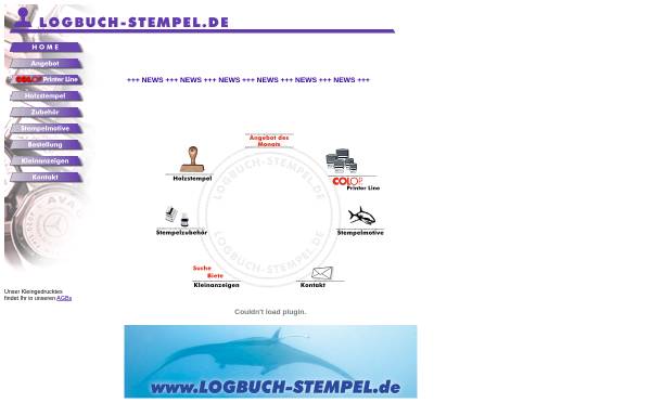 Vorschau von www.logbuch-stempel.de, Sharktec e.K.