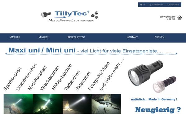 Vorschau von www.tillytec.de, TillyTec