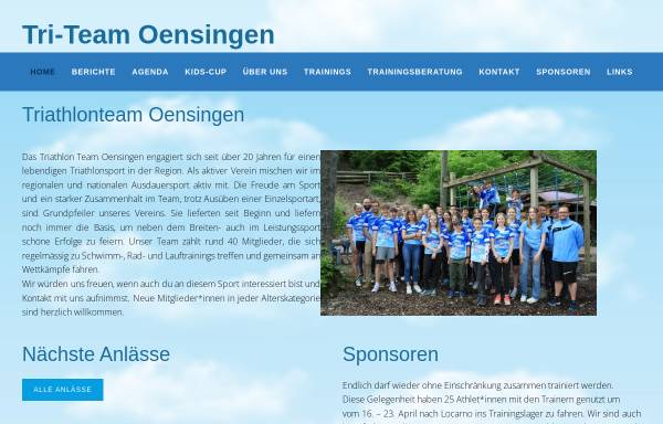 Vorschau von www.triteam.ch, Tri Team Oensingen.CH