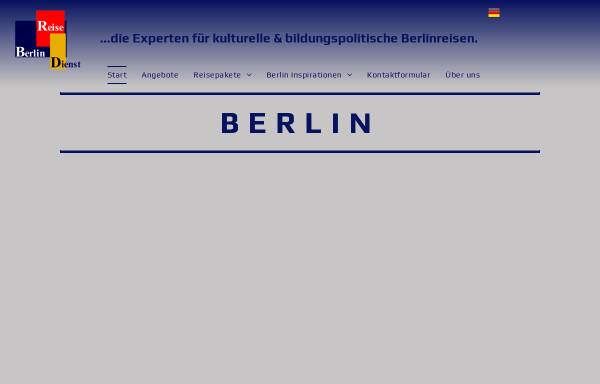 Vorschau von www.berlin-reise-dienst.de, Berlin Reise Dienst