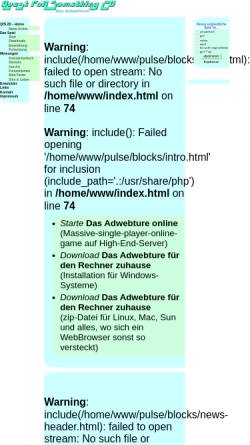 Vorschau der mobilen Webseite www.adwebture.de, Quest for Something 2D