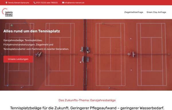 Vorschau von www.tennis-klenert.de, Tennis Klenert