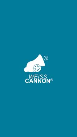 Vorschau der mobilen Webseite www.weiss-cannon.de, Weiss Cannon GmbH
