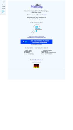 Vorschau der mobilen Webseite www.rs-tischtennis.de, RS-Tischtennis