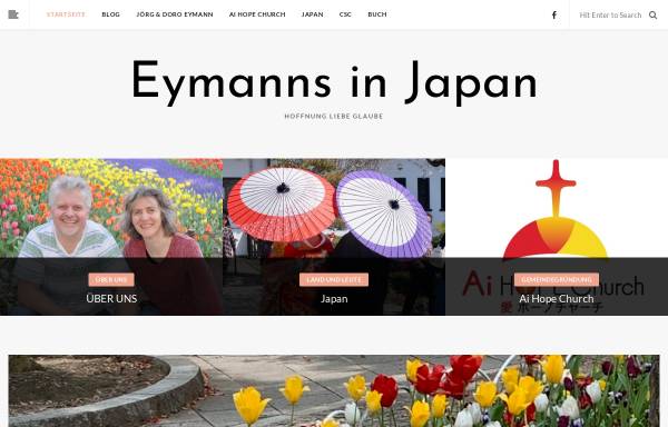 Vorschau von www.eymanns.de, Joerg und Dorothea Eymann in Japan