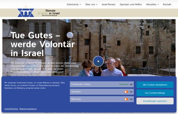 Vorschau von www.dienste-in-israel.de, Dienste in Israel - haGoshrim