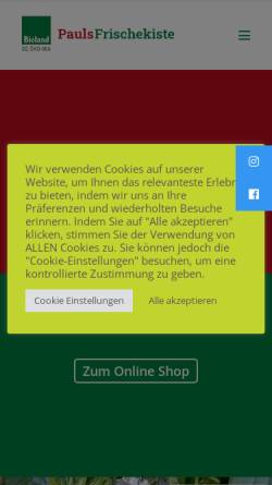 Gemüseanbau und Naturkosthandel Sabine und Mathias Paul