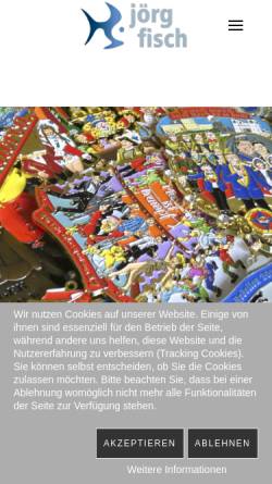 Vorschau der mobilen Webseite www.joergfisch.de, Gravuren und Prägungen Jörg Fisch