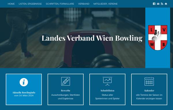 Vorschau von bowling-wien.at, BLV Wien