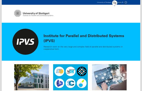 Vorschau von www.ipvs.uni-stuttgart.de, Institut für Parallele und Verteilte Systeme (IPVS)
