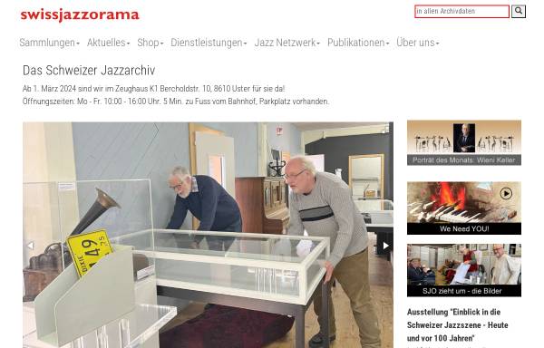 Vorschau von www.jazzorama.ch, SwissJazzOrama